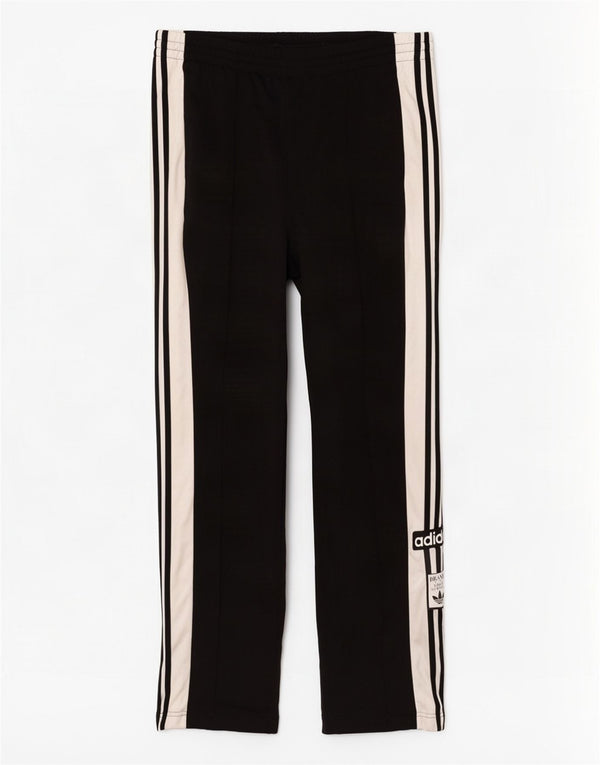 Женские спортивные брюки Adidas с графическим рисунком UK 20/22 XL, черные с цветными блоками