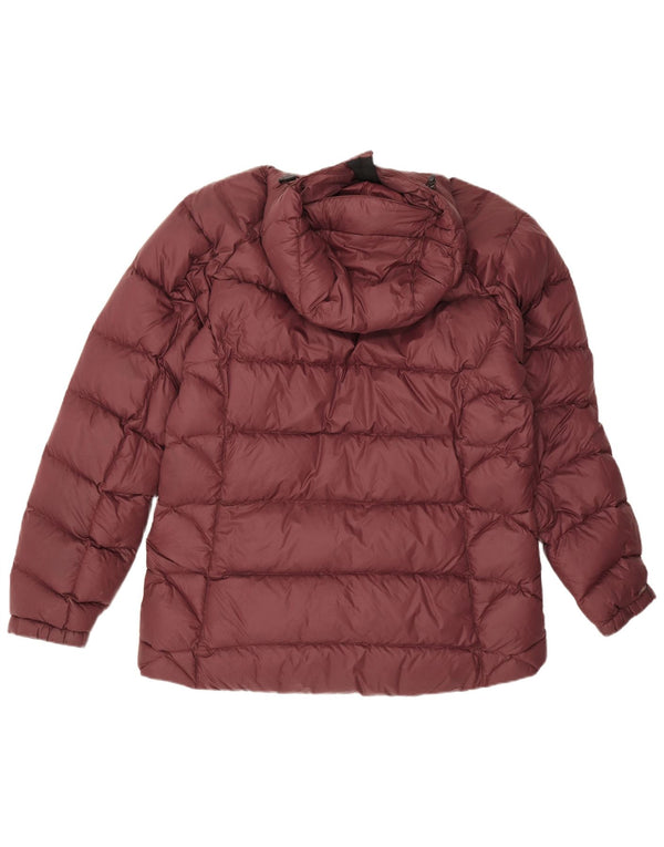 Berghaus Женская стеганая куртка свободного кроя с капюшоном UK 18 XL бордовая