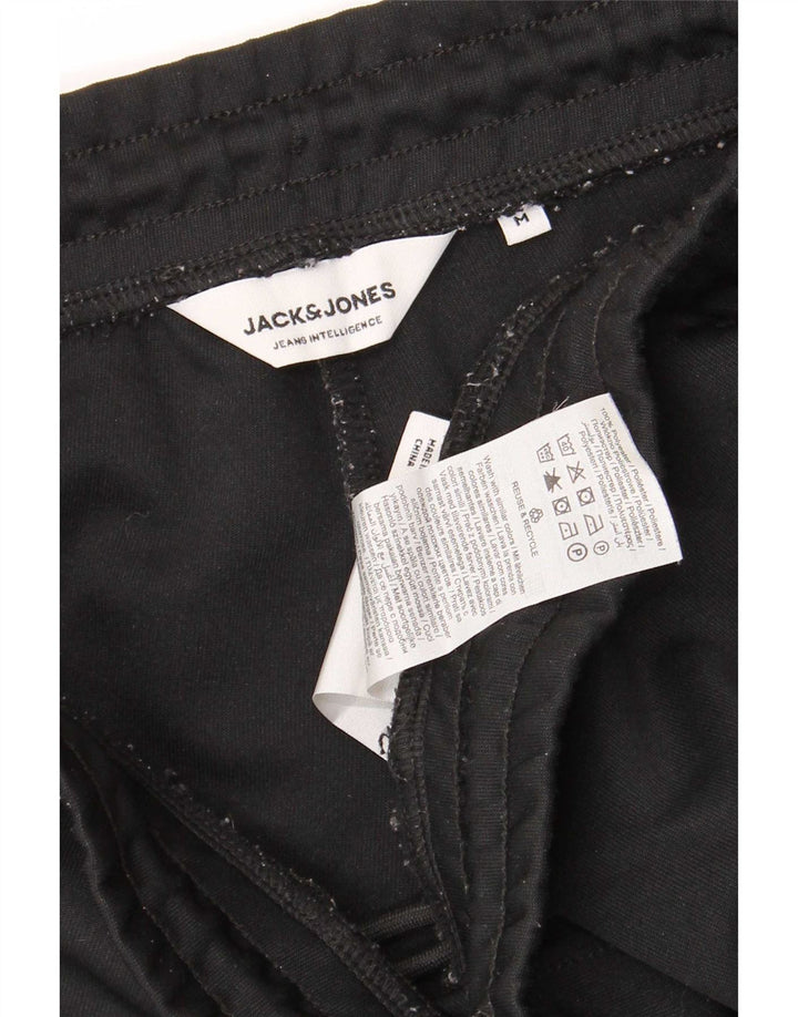 Мужские спортивные шорты Jack & Jones Regular, средний черный, полиэстер