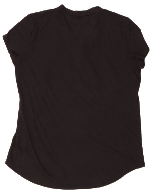 Женская футболка NFL New Orleans Saints с рисунком, топ UK 16, большой черный хлопок