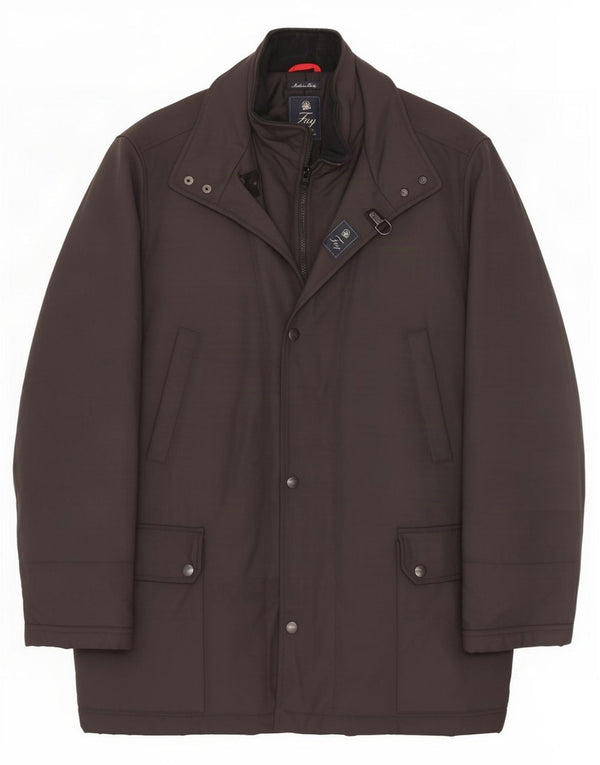 Мужское пальто Fay UK 46 3XL Черный Полиамид