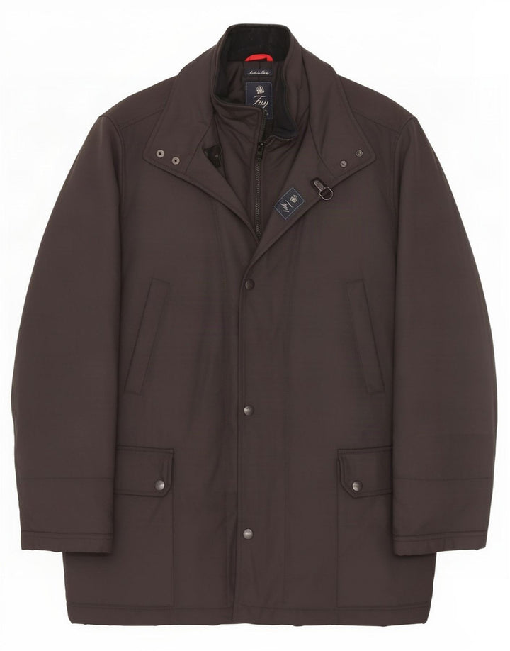 Мужское пальто Fay UK 46 3XL Черный Полиамид