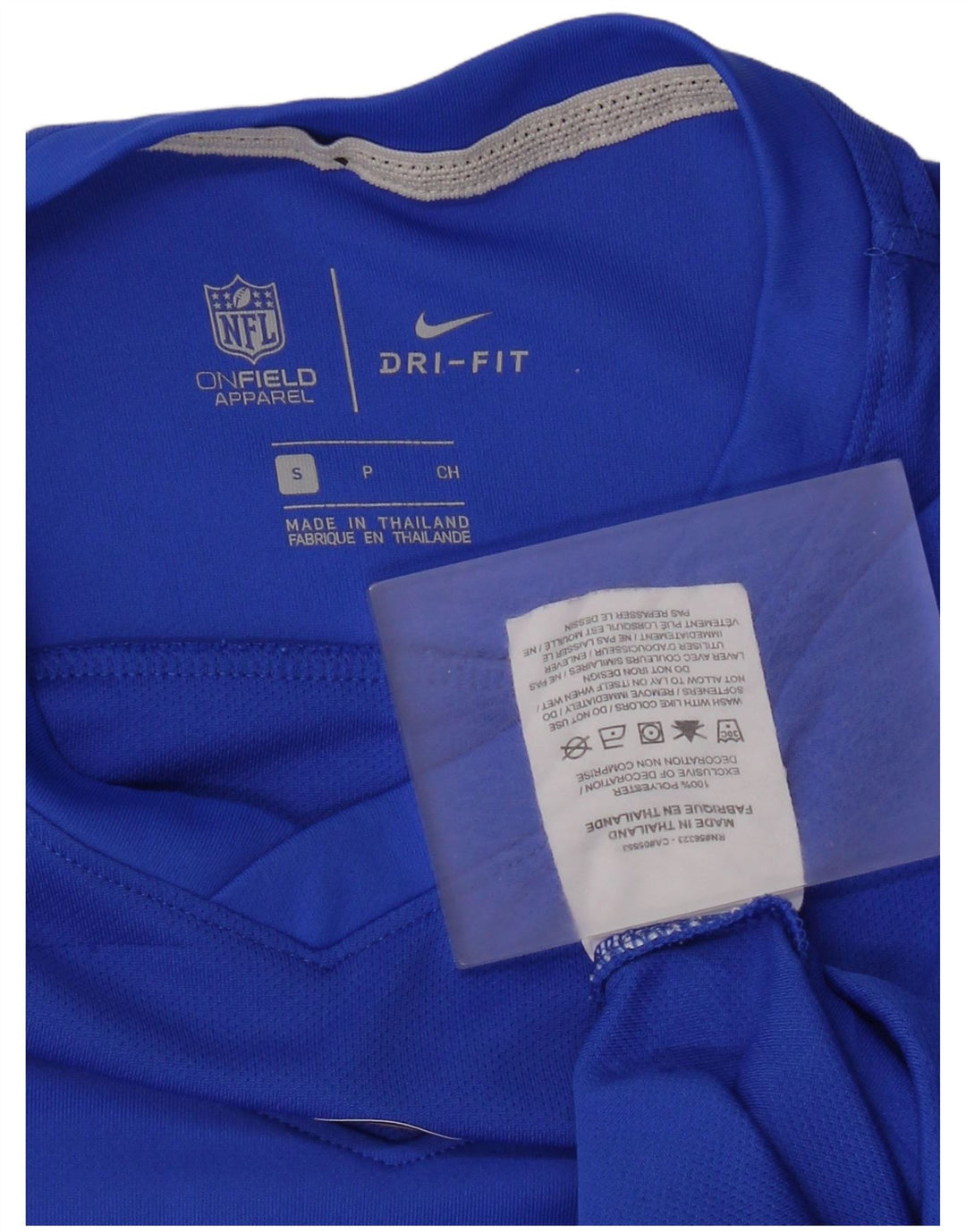 Женские кроссовки Nike Los Angeles Rams с длинным рукавом и графикой UK 10, маленькие синие