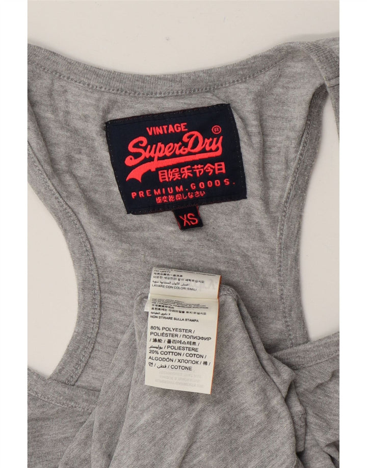Мужской жилет с рисунком Superdry XS, серый полиэстер