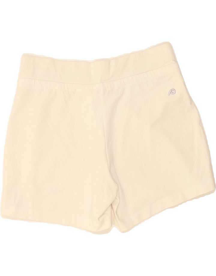 NIKE Womens Sport Shorts UK 12 Medium  Off White Cotton Vintage Nike and Second-Hand Nike from Messina Hembry 