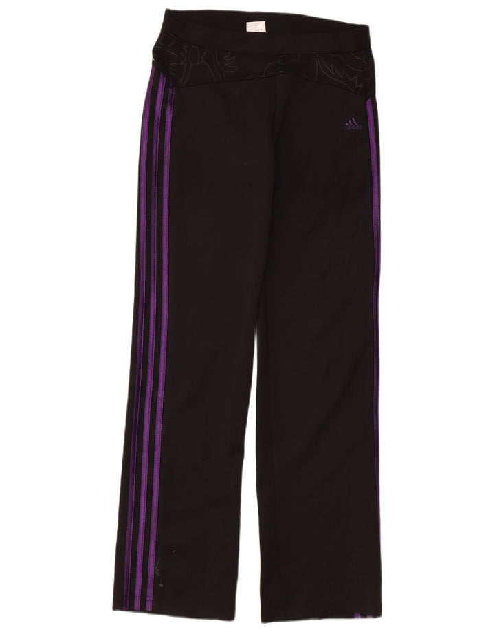 Женские леггинсы Adidas с рисунком UK 14, большие черные полиэстер