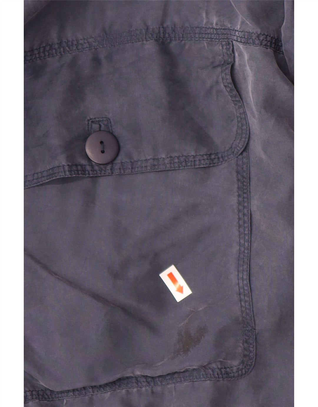 Мужской бомбер VINTAGE IT 48 Medium Navy Blue Silk