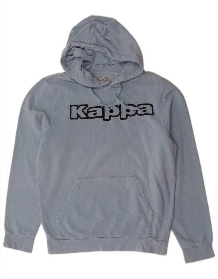 Мужской джемпер с капюшоном Kappa, синий, хлопковый
