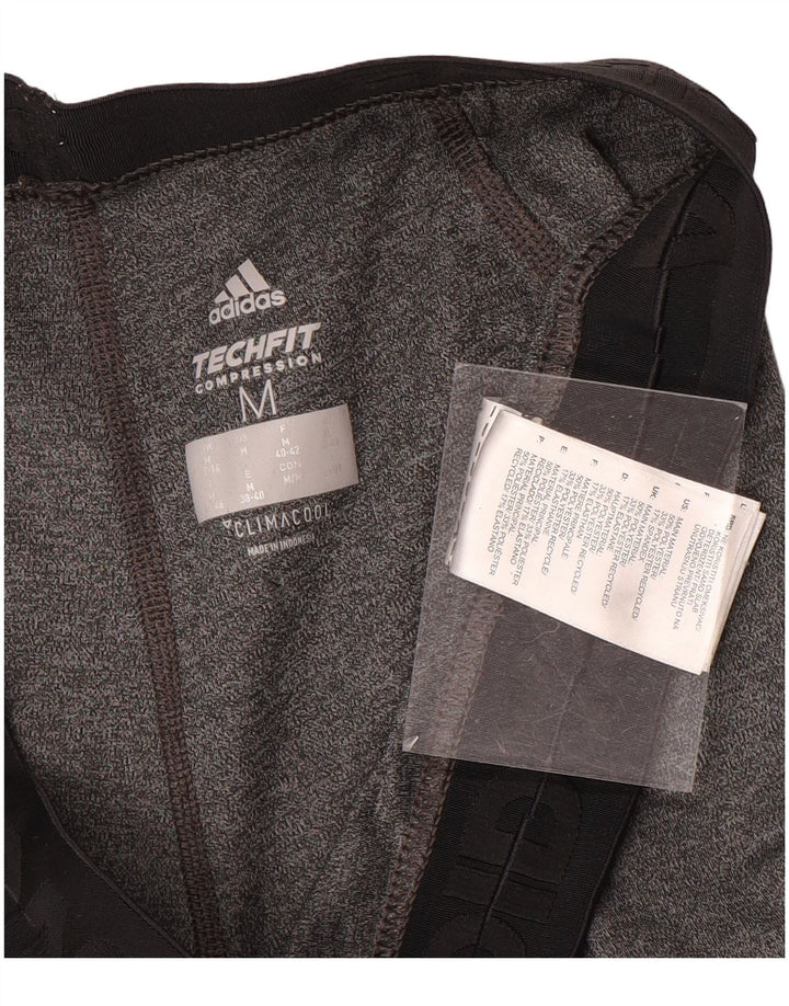 Женские леггинсы Adidas Climacool Capri UK 12/14, средний серый, цветной блок