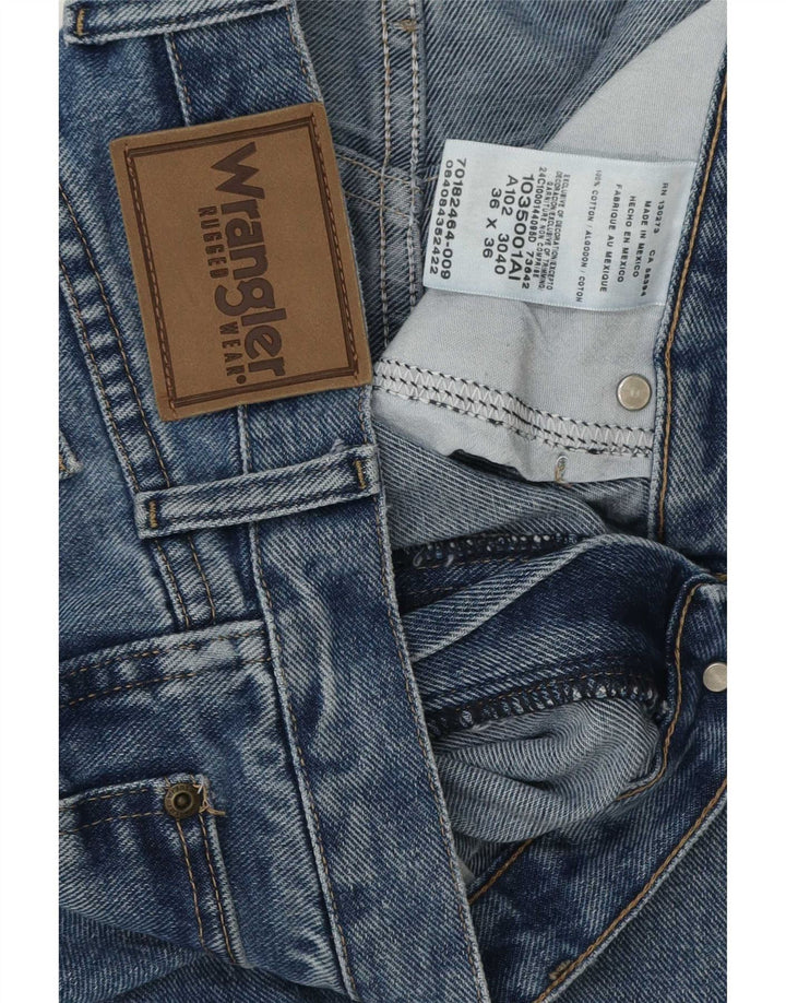 Мужские прямые джинсы Wrangler W36 L36, синие, хлопок