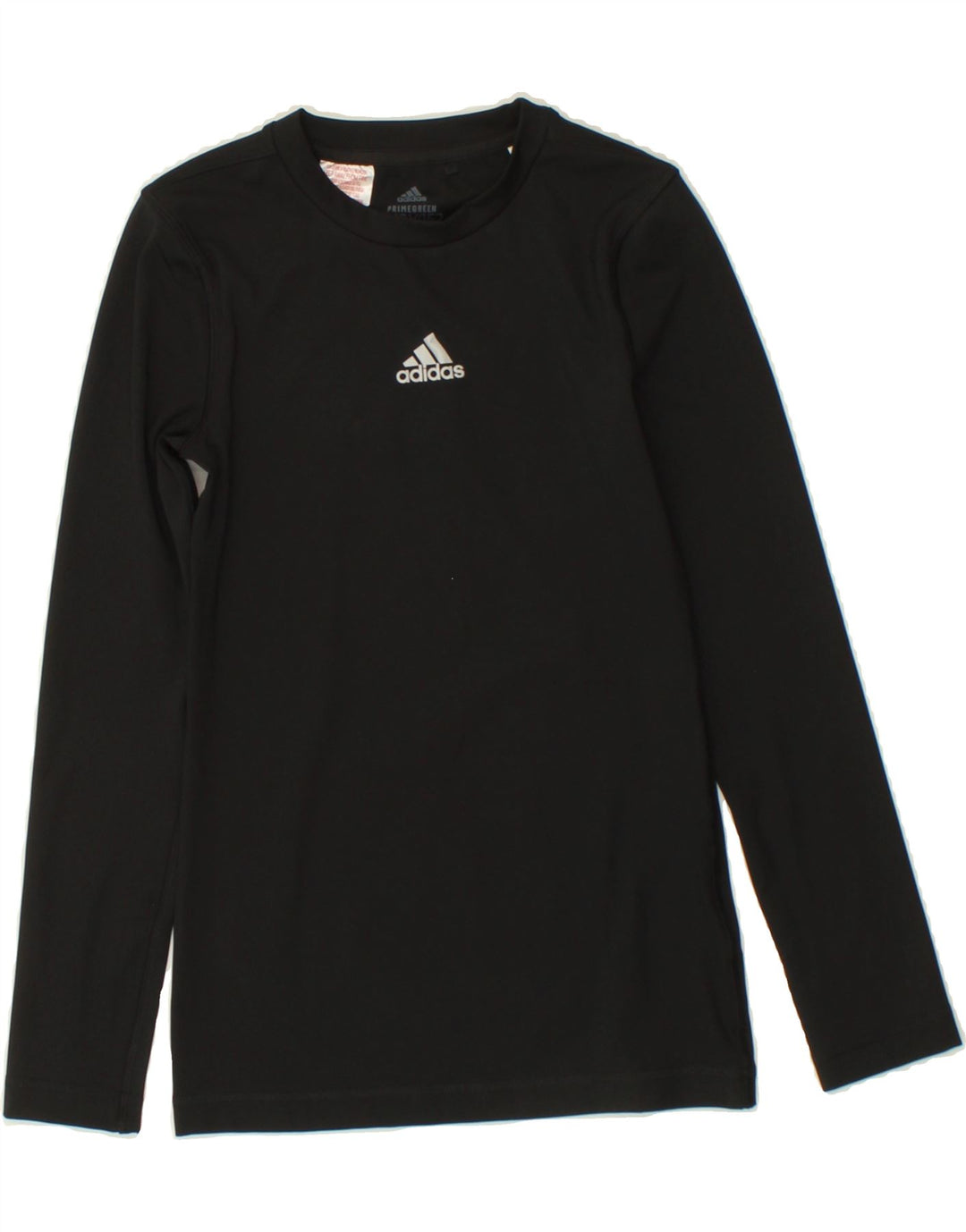 ADIDAS Boys Top Long Sleeve 11-12 Years Black Polyester Vintage Adidas and Second-Hand Adidas from Messina Hembry 