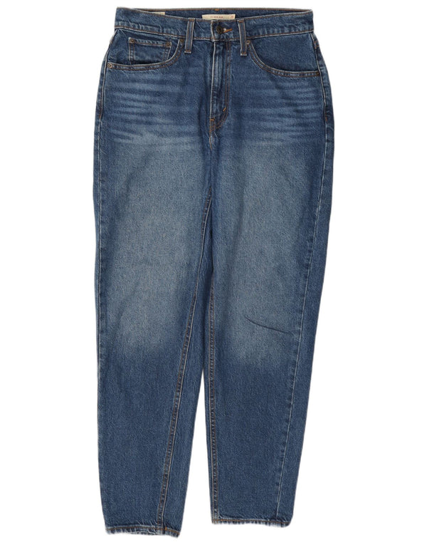 Женские зауженные джинсы с высокой талией Levi's Mom W29 L30, синие хлопковые 80-е годы