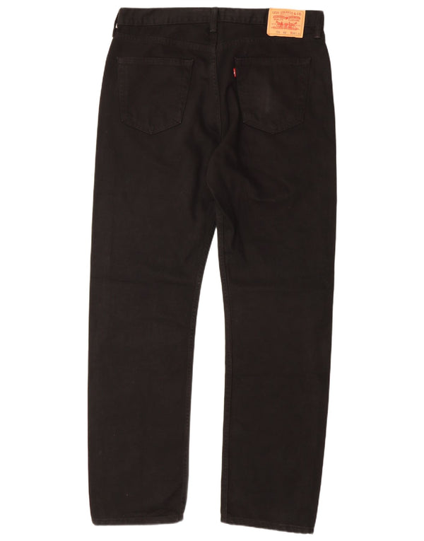 Мужские прямые джинсы Levi's 751 W38 L34, черный хлопок