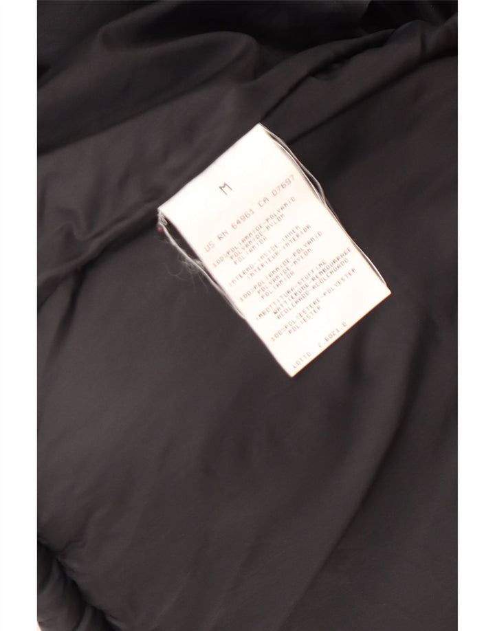 Женская укороченная стеганая куртка оверсайз Sisley UK 14, средний черный полиамид