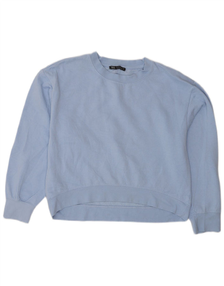 Женский свитер Zara UK 14, средний синий