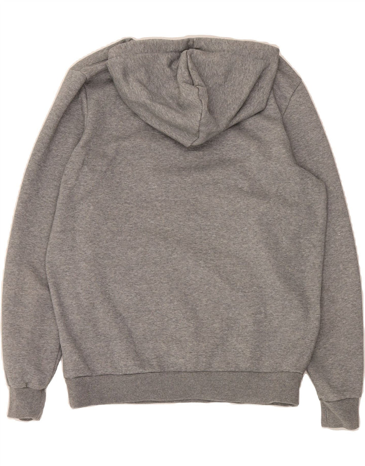 PUMA Mens Graphic Hoodie Jumper Medium Grey Cotton Vintage Puma and Second-Hand Puma from Messina Hembry 