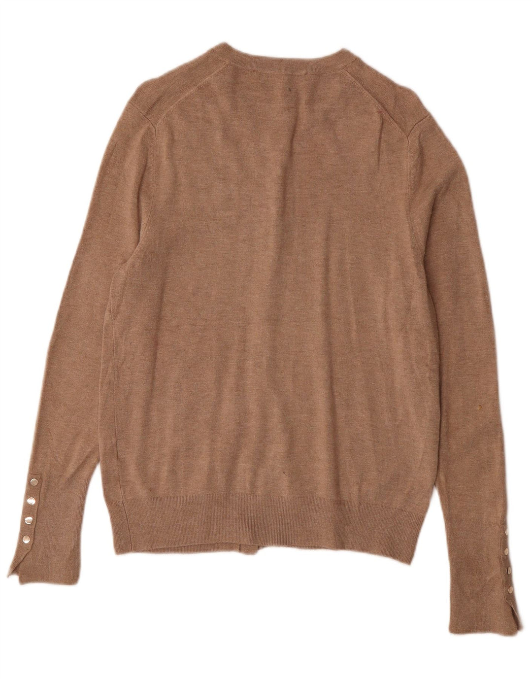 Женский кардиган Zara UK 14, большой коричневый цвет