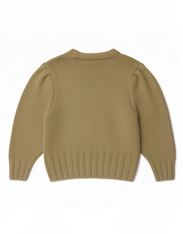 Женский кардиган Zara UK 10, маленький зеленый хлопковый свитер