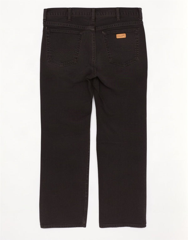 Мужские прямые джинсы Wrangler Texas W35 L30, черный хлопок