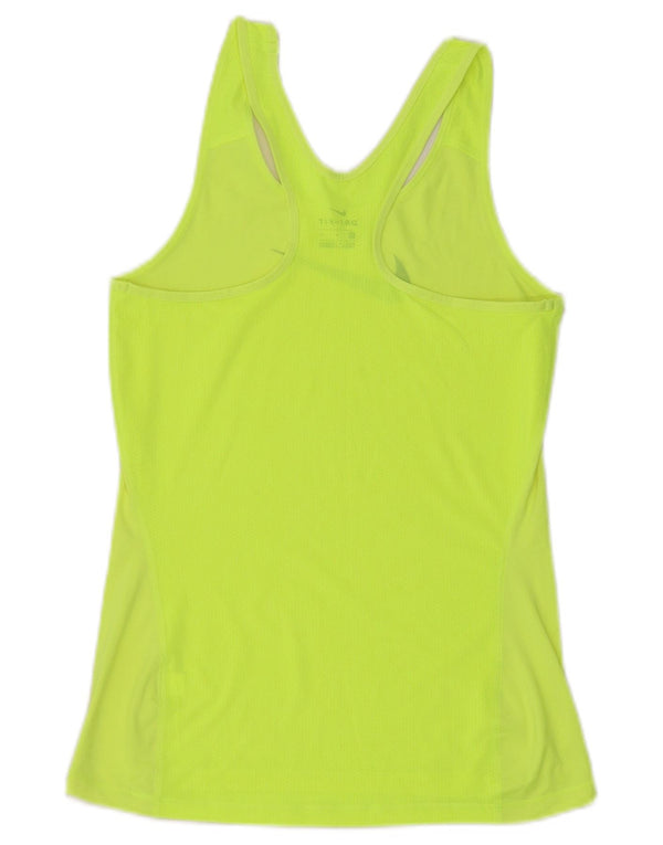 Женский жилет с графическим принтом Nike Dri Fit UK 12, средний желтый