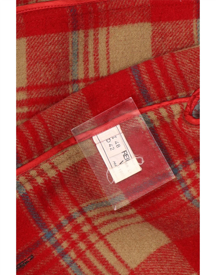 Женский дафлкот VINTAGE IT 48 XL Красный Шерсть