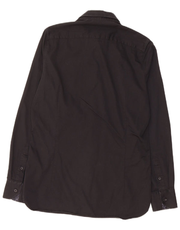 Мужская рубашка TED BAKER, размер 15, средний черный хлопок