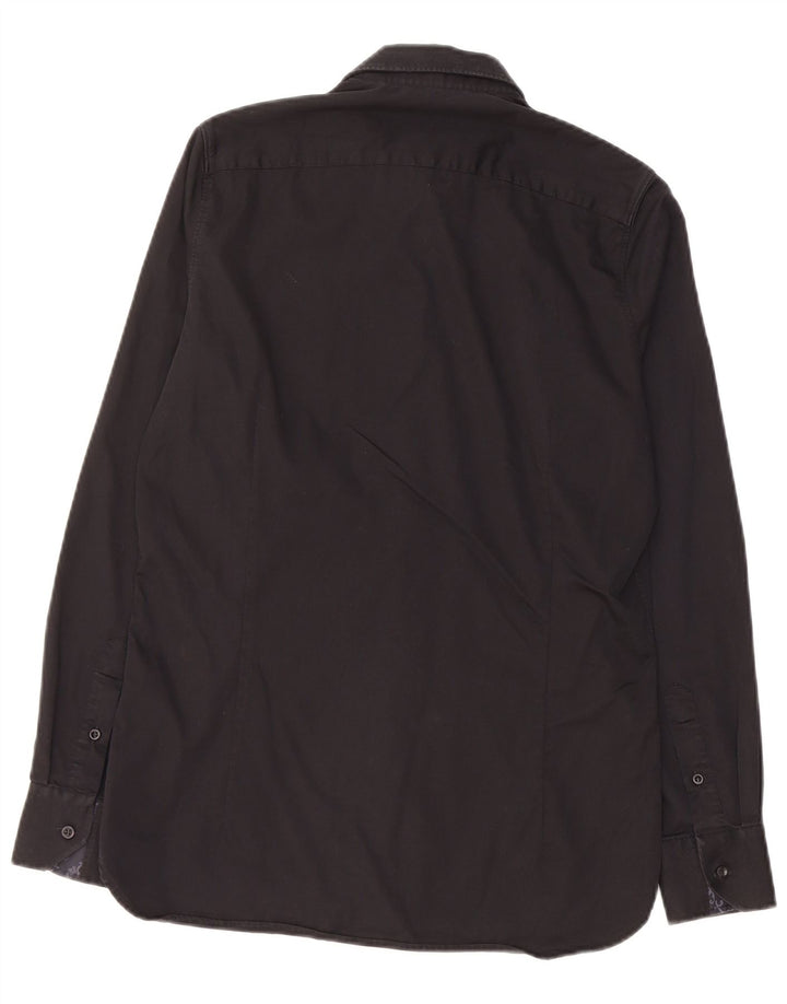 Мужская рубашка TED BAKER, размер 15, средний черный хлопок