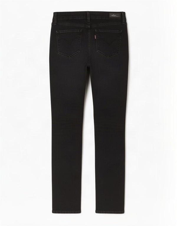 Женские узкие джинсы Levi's W30 L32, черный хлопок