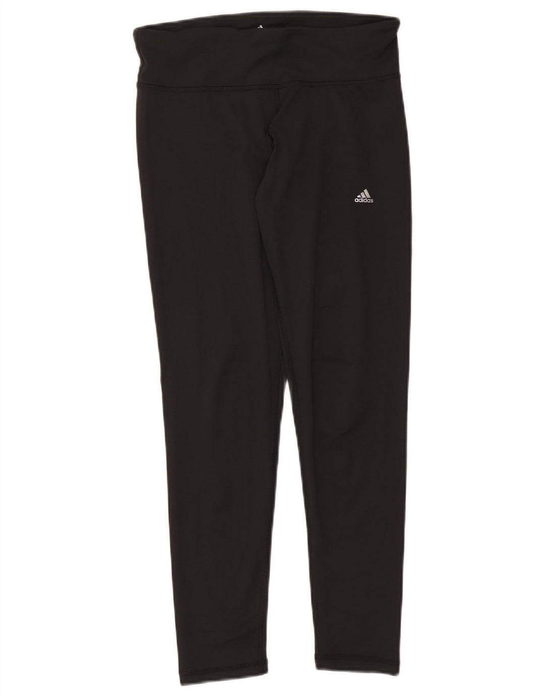 Женские леггинсы Adidas Climalite UK 12/14, средний черный полиэстер