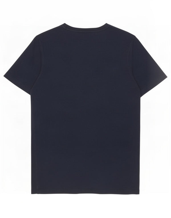 Jack & Jones Mens Graphic T-Shirt Top Small Navy Blue Cotton