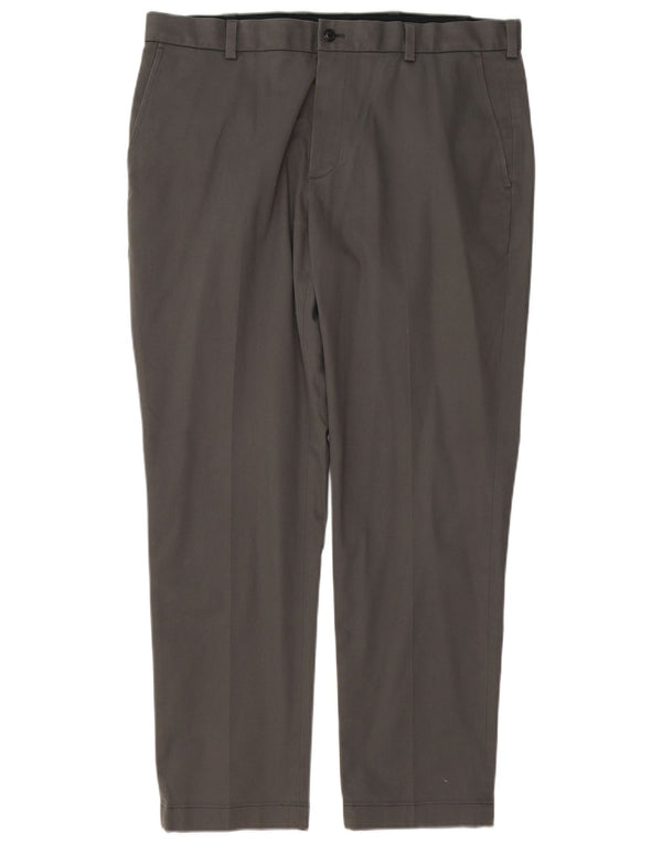 Мужские прямые брюки-чиносы Brooks Brothers W36 L30 серые, хлопковые
