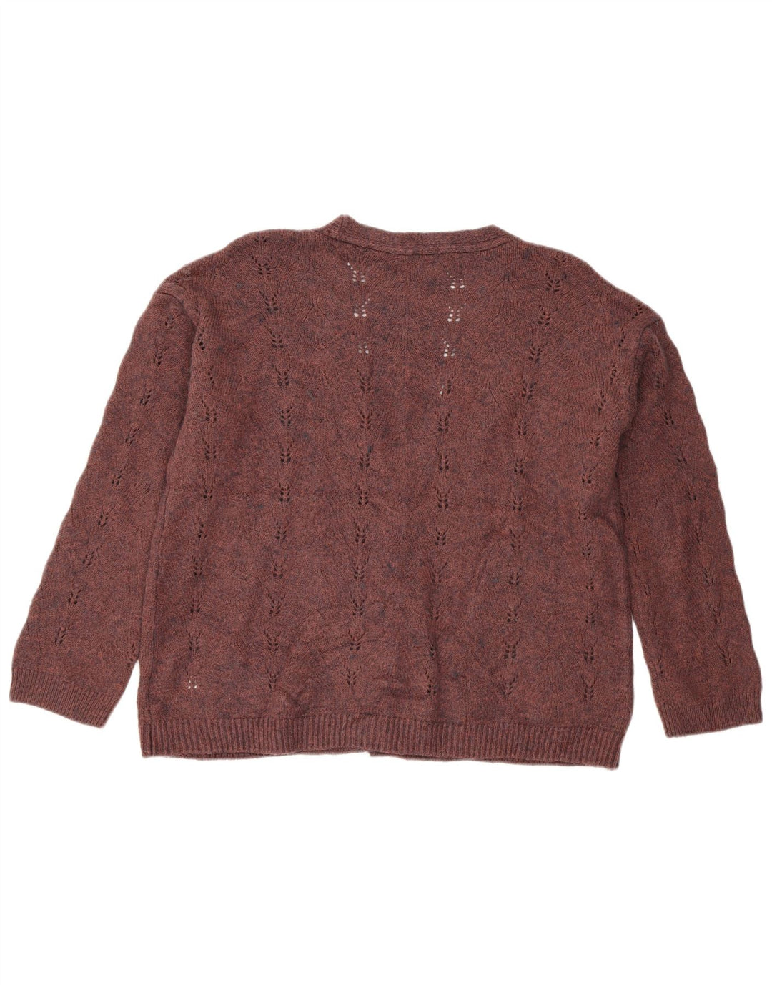 Женский кардиган свободного кроя White Stuff, Великобритания 14, средний темно-бордовый акрил