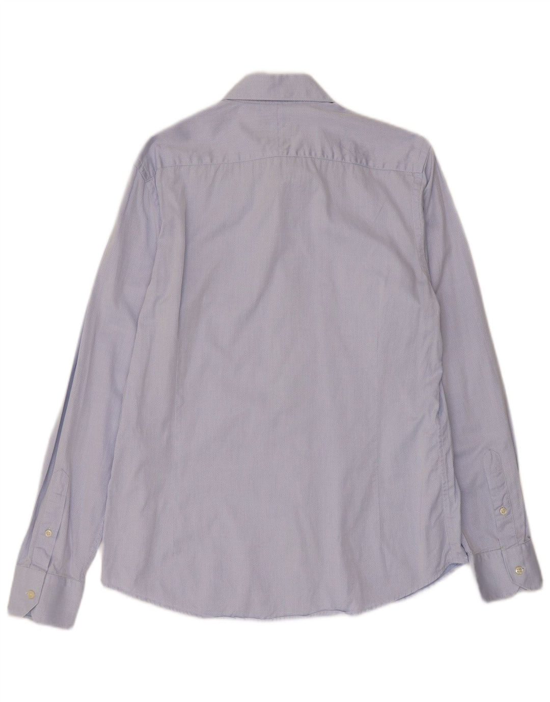 Мужская рубашка Massimo Dutti, размер 41, средний синий Argyle/Diamond