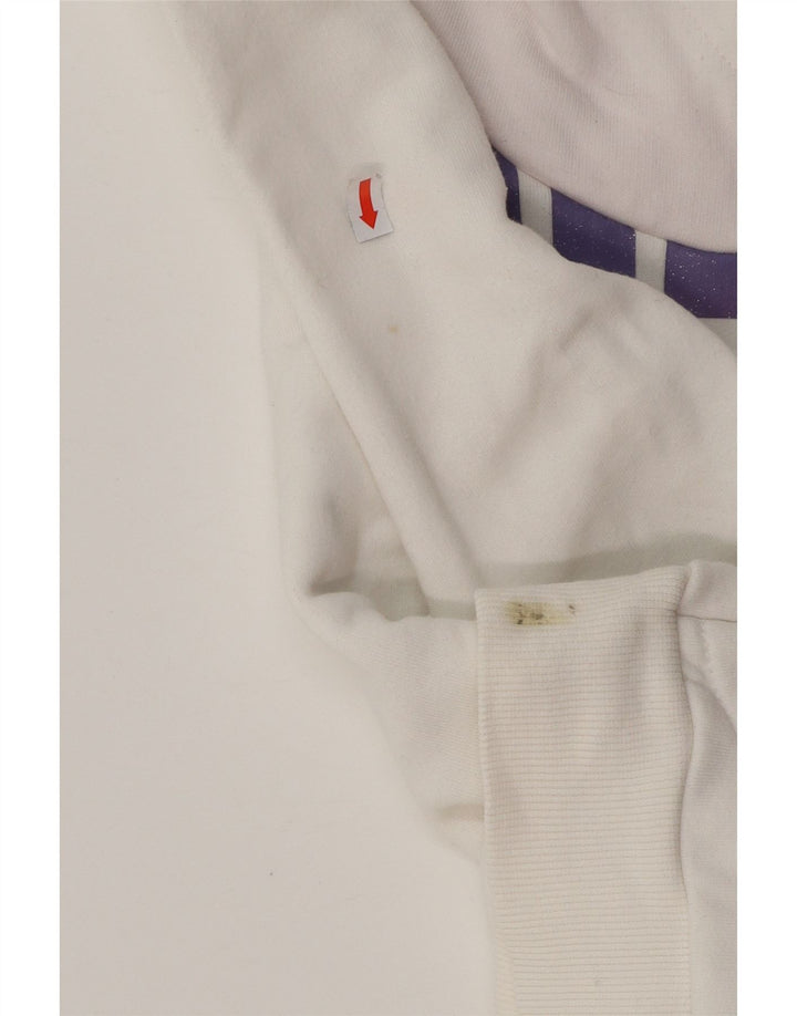 Женский джемпер с капюшоном PUMA UK 8, маленький, белый, хлопок