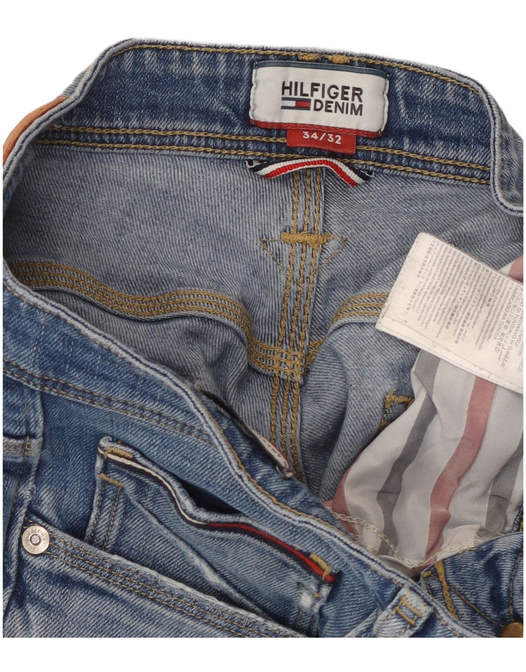 TOMMY HILFIGER Женские джинсы Bootcut W34 L32 Синие, хлопок