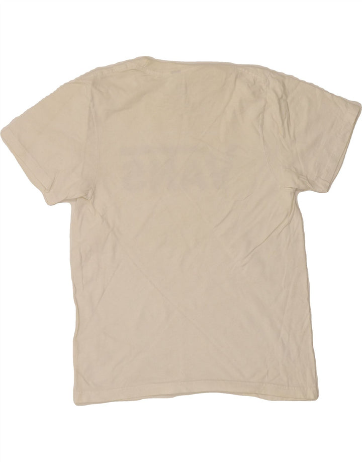 VANS Boys Graphic T-Shirt Top 10-11 Years Medium Off White Cotton Vintage Vans and Second-Hand Vans from Messina Hembry 