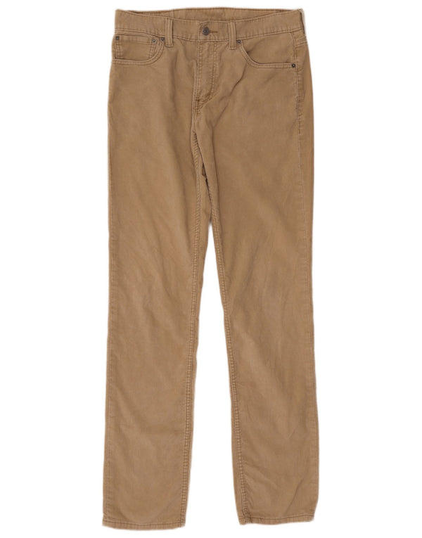 Мужские вельветовые брюки скинни LEVI'S 511 W34 L36 Бежевые, хлопок