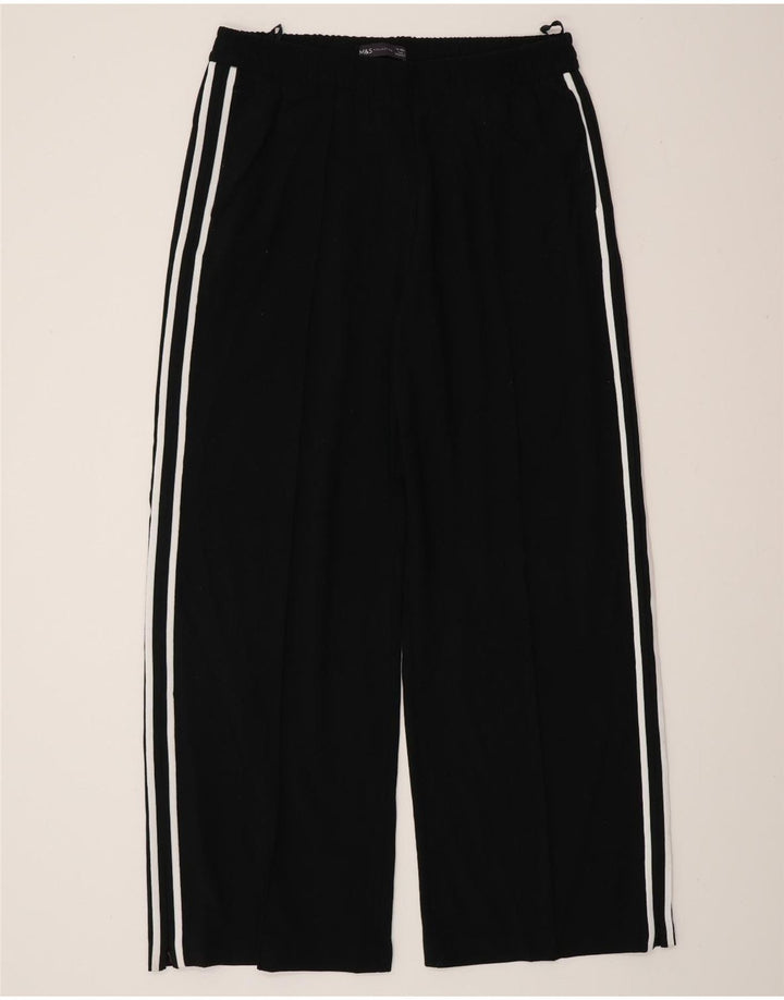 Женские спортивные брюки Marks & Spencer UK 14, средний черный полиэстер