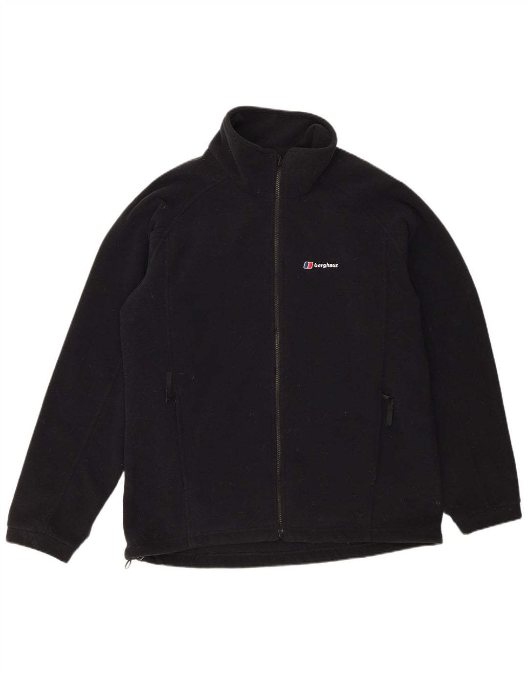 Мужская флисовая куртка Berghaus UK 40, большая, черная, полиэстер