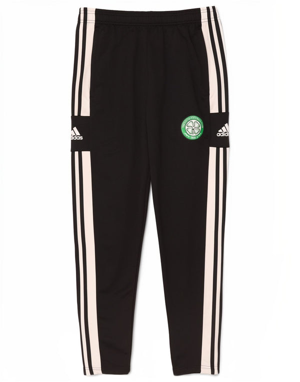 Мужские спортивные брюки Adidas Celtics с графическим рисунком, большие черные спортивные брюки из полиэстера
