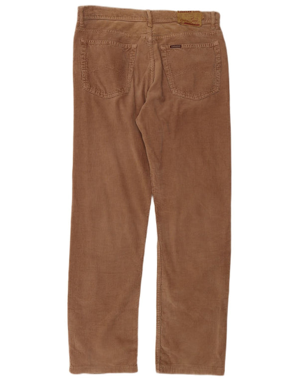 Carrera Мужские прямые вельветовые брюки IT 50, большие W34 L32, коричневые, хлопок