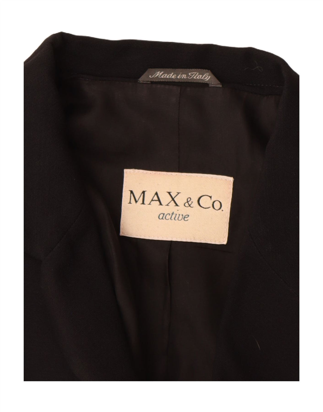 Женское пальто Max & Co. UK 12, среднее, черное, шерстяное
