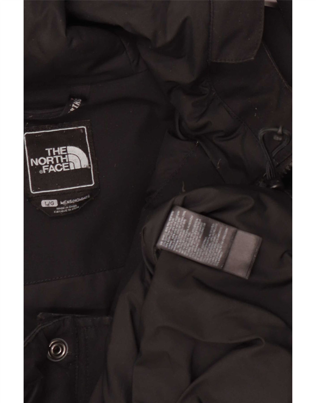 Мужская парка с капюшоном The North Face UK 40, большая, черная, полиэстер