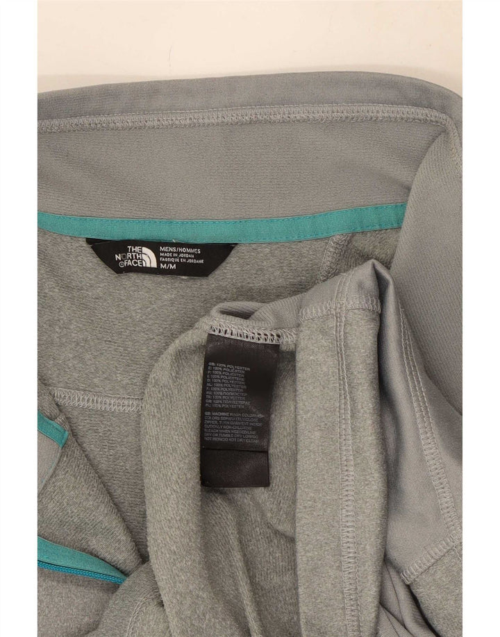 Мужской пуловер с воротником на молнии The North Face, средний серый в крапинку