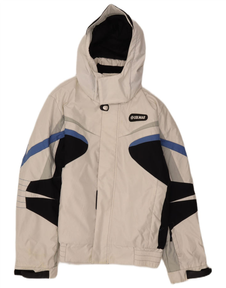 Мужская лыжная куртка Colmar с капюшоном IT 48 Medium White Colorblock
