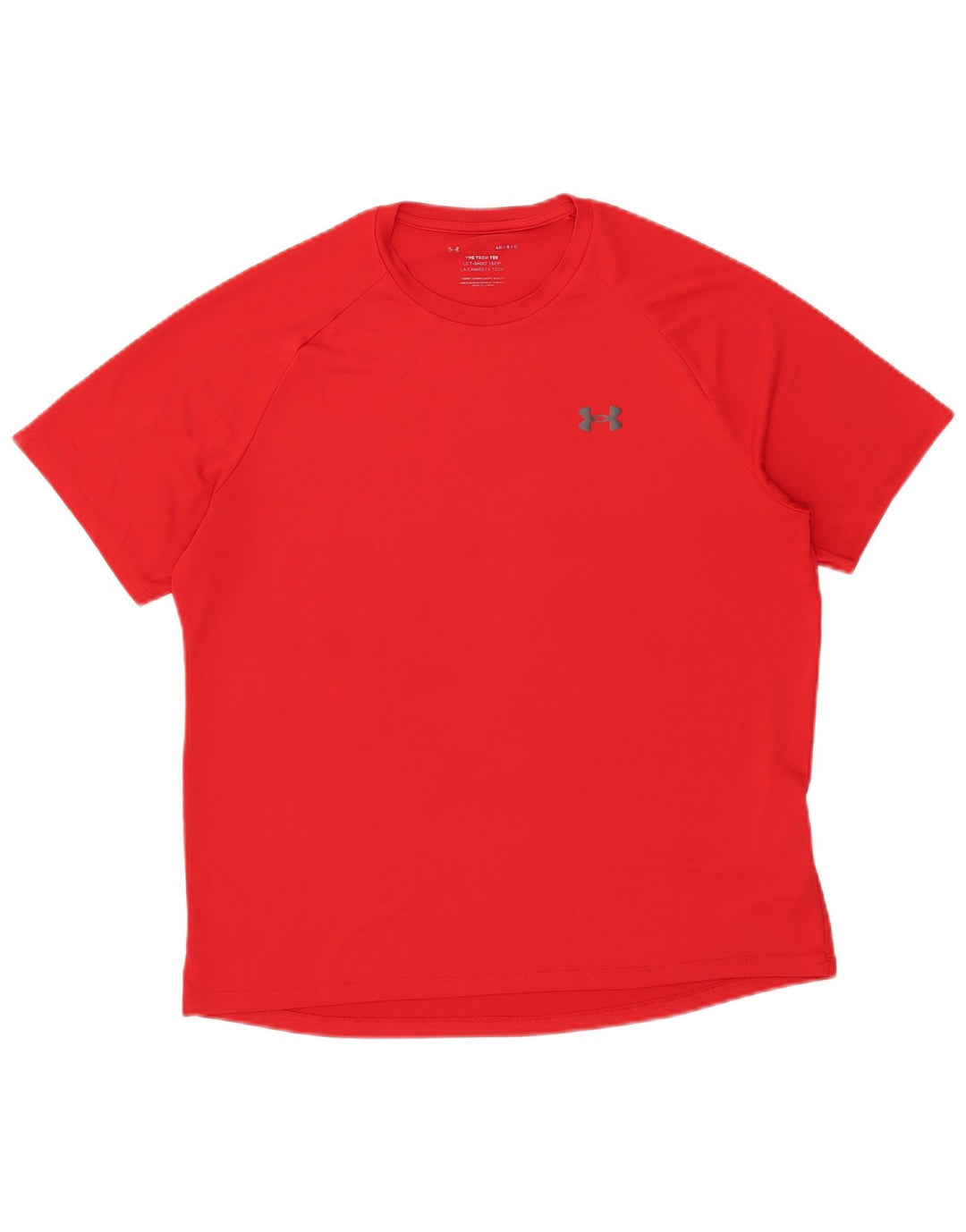 Мужская футболка Under Armour Top Large Red из полиэстера, спортивная