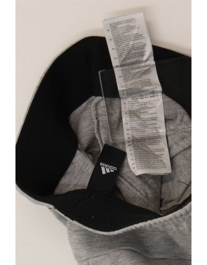 Мужские спортивные брюки Adidas для бега, маленькие серые хлопковые брюки