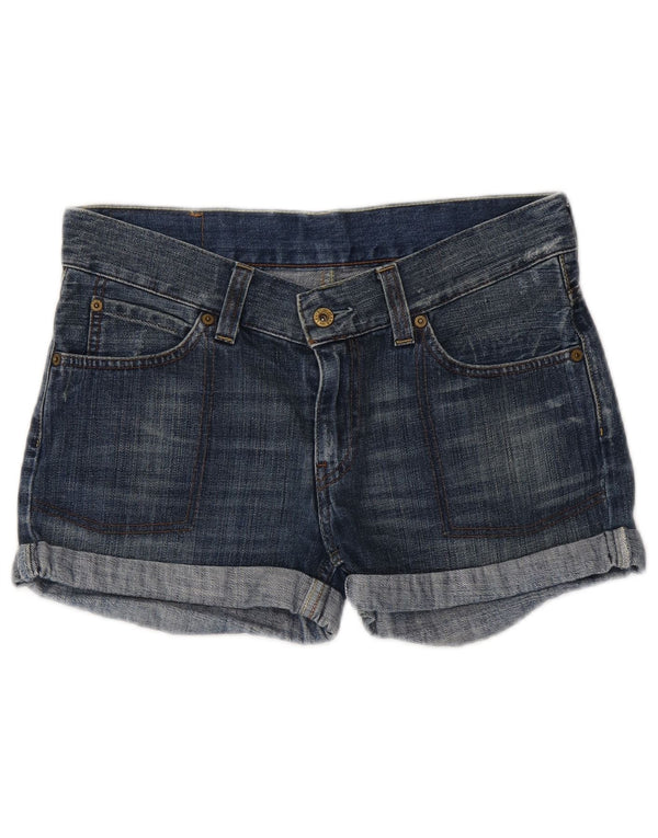 Женские джинсовые шорты Levi's 607 UK 12 Medium W28, синий хлопок