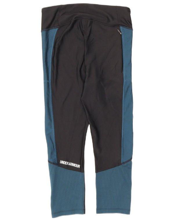 Женские леггинсы-капри Under Armour UK 4 XS, черные цветные блоки