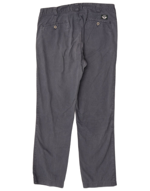 Мужские прямые вельветовые брюки Dockers цвета хаки W36 L29 темно-синие